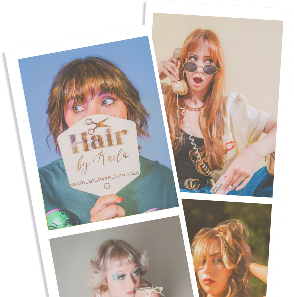 Hair styles showcased by creative photographer in Fayetteville AR.